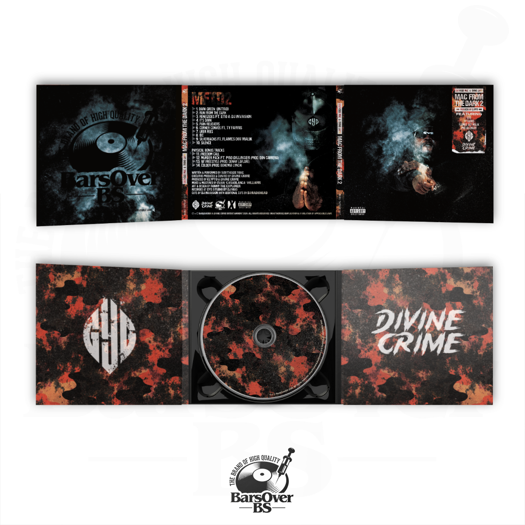 Southside Mac x Divine Crime - Mac From The Dark 2 (Digipak CD With Obi Strip) (Available Until Sunday 11:59PM EST)