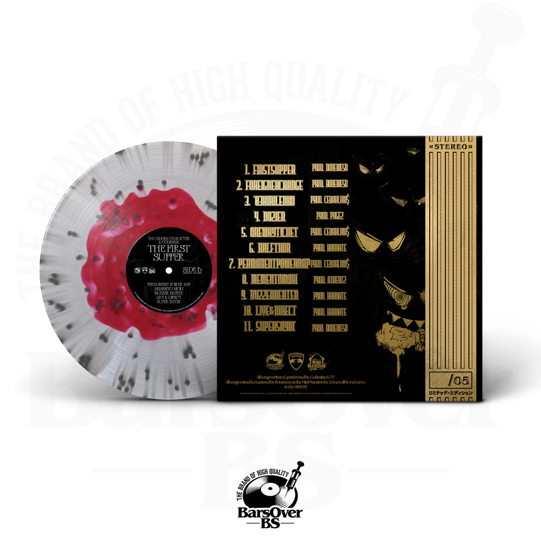 The Hidden Character x Codenine - The First Supper (BarsOverBS Gold Jacket Obi Strip Vinyl) (ONE PER PERSON) (ONLY 5)