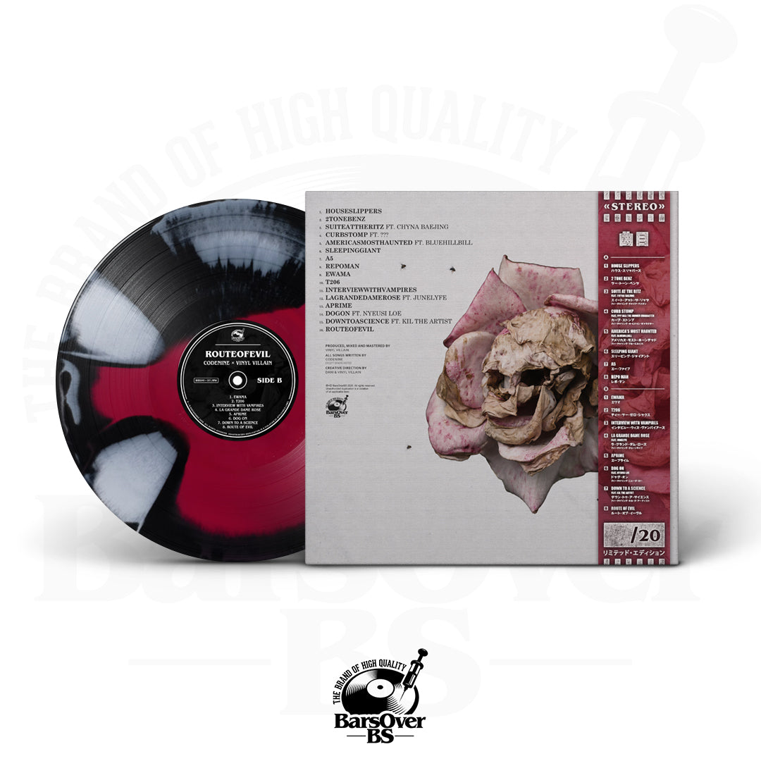 Codenine x Vinyl Villain - Route Of Evil (Main Cover) (Obi Strip Vinyl) (Shipped Outside Of Jacket) (ONE PER PERSON)