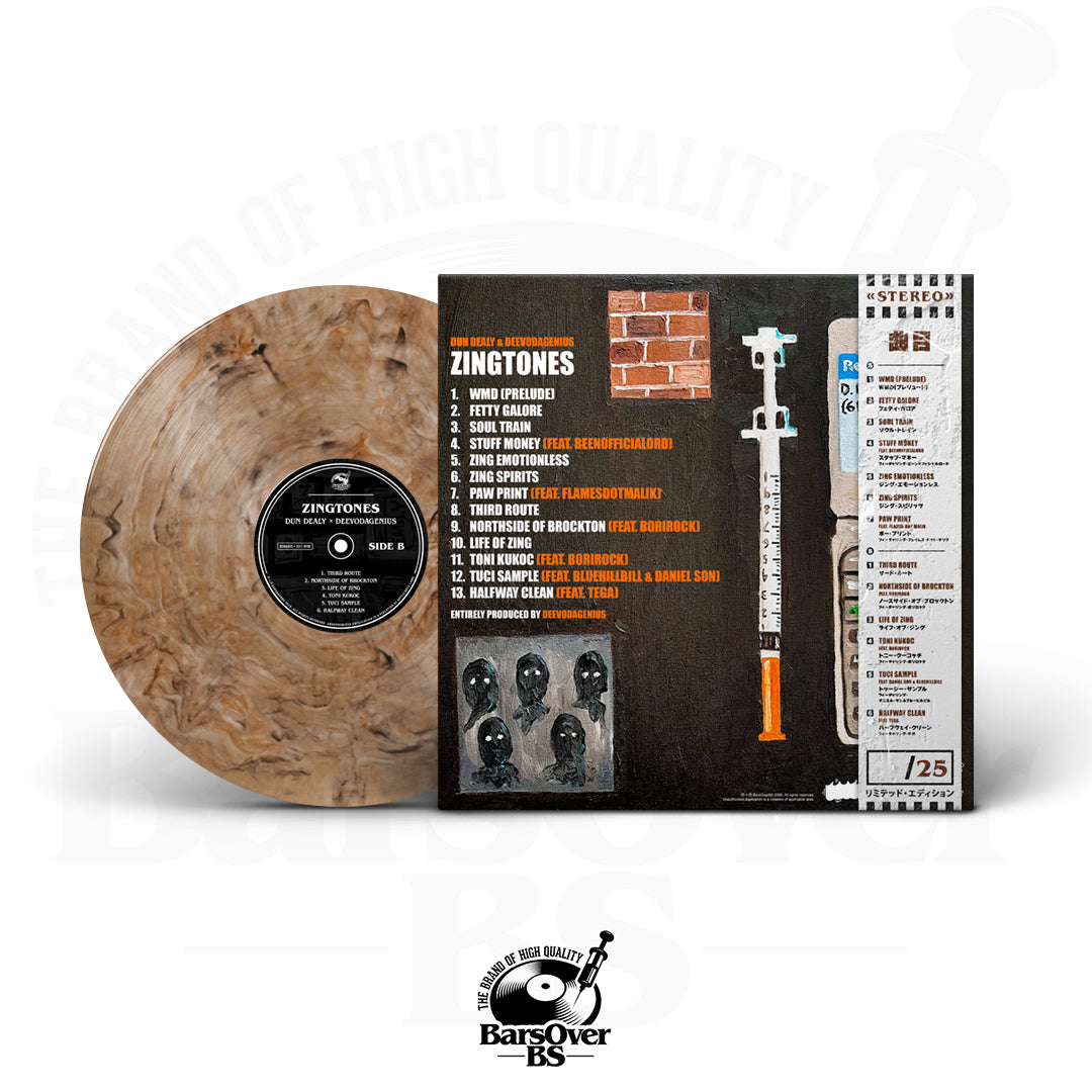 Dun Dealy x DeevoDaGenius - Zingtones (Main Cover) (Obi Strip Vinyl) (Shipped Outside Of Jacket) (ONE PER PERSON)