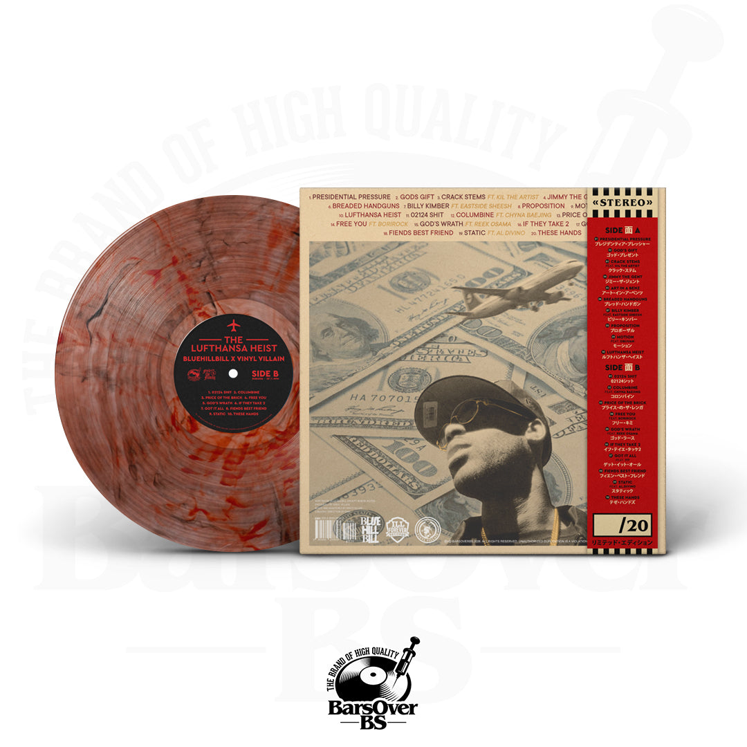 BlueHillBill x Vinyl Villain - The Lufthansa Heist (100 Series Vinyl Collection) (Main Cover) (Obi Strip Vinyl) (ONE PER PERSON) (Shipped Outside Jacket)