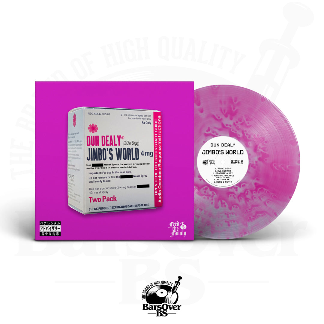 Dun Dealy (Feed The Family) x Chef Bogey - Jimbo's World (Standard Vinyl) (100 Series) (Shipped Sealed)