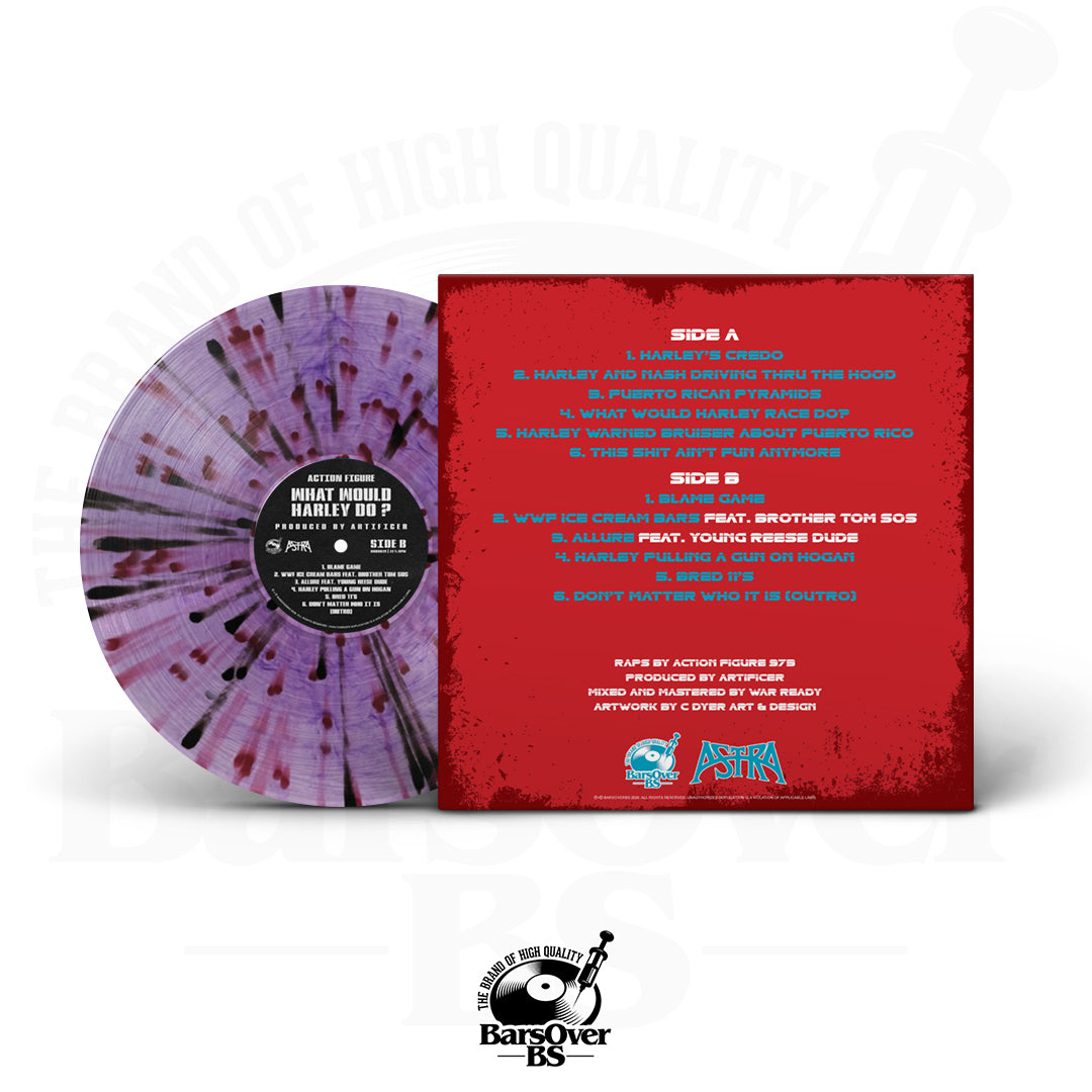 Action Figure - What Would Harley Race Do? (BarsOverBS Exclusive Album) (Main Cover) (Standard Vinyl) (Shipped Sealed)