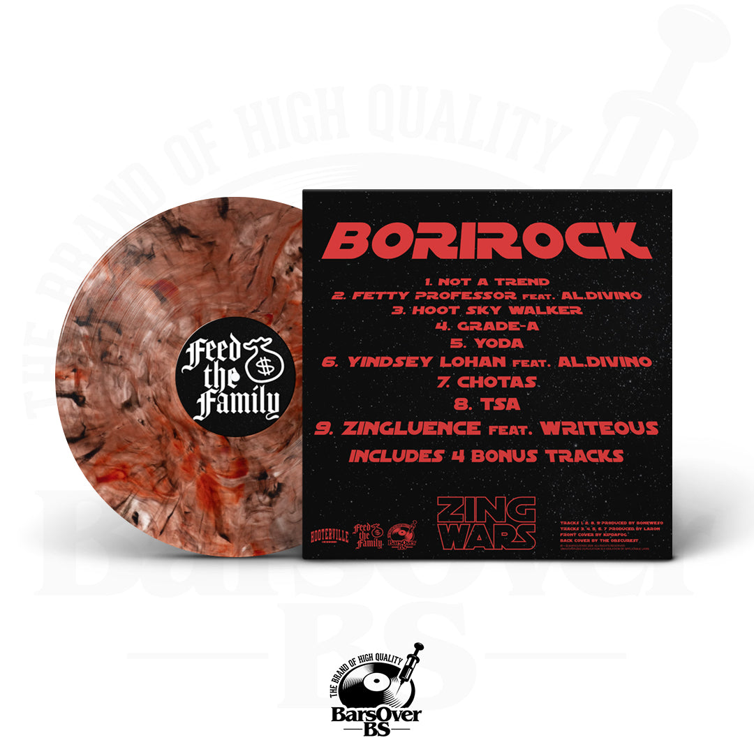 BoriRock - Zing Wars (Main Cover) (Standard Vinyl) (Shipped Sealed) (Buck 50 Series Vinyl)