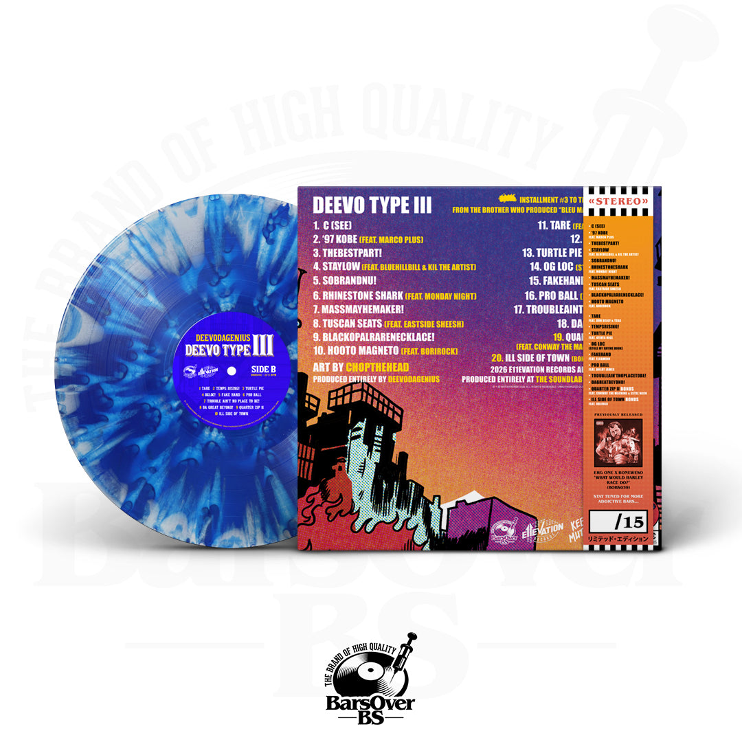 DeevoDaGenius - Deevo Type III (Alternate Cover) (Obi Strip Vinyl) (Shipped Outside Jacket) (ONE PER PERSON)