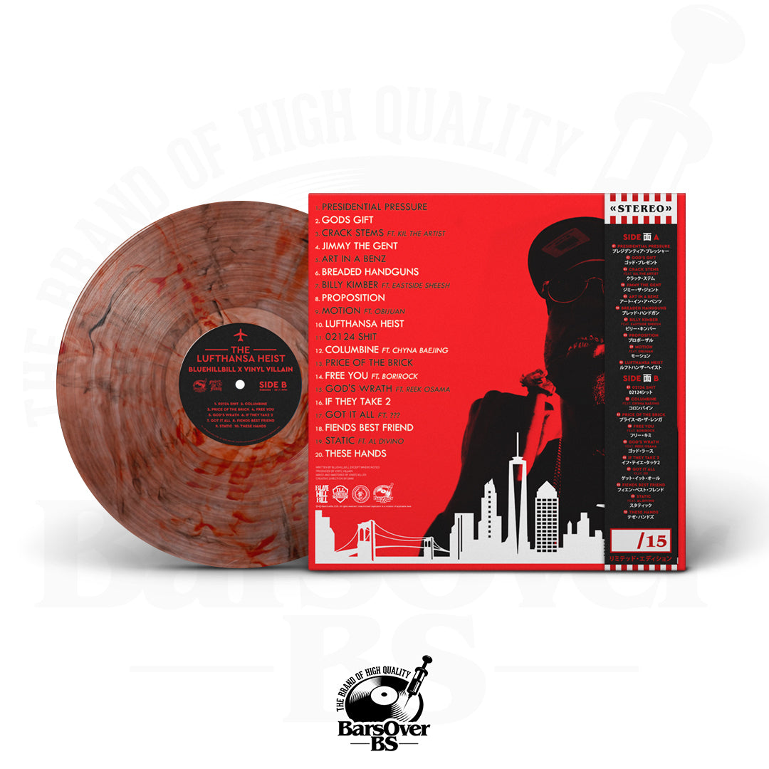 BlueHillBill x Vinyl Villain - The Lufthansa Heist (100 Series Vinyl Collection) (Alternate Cover) (Obi Strip Vinyl) (ONE PER PERSON) (Shipped Outside Jacket)