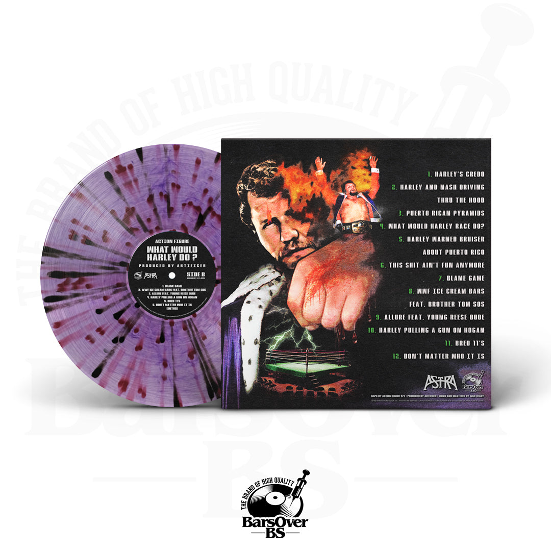 Action Figure - What Would Harley Race Do? (BarsOverBS Exclusive Album) (Alternate Cover) (Standard Vinyl) (Shipped Sealed)