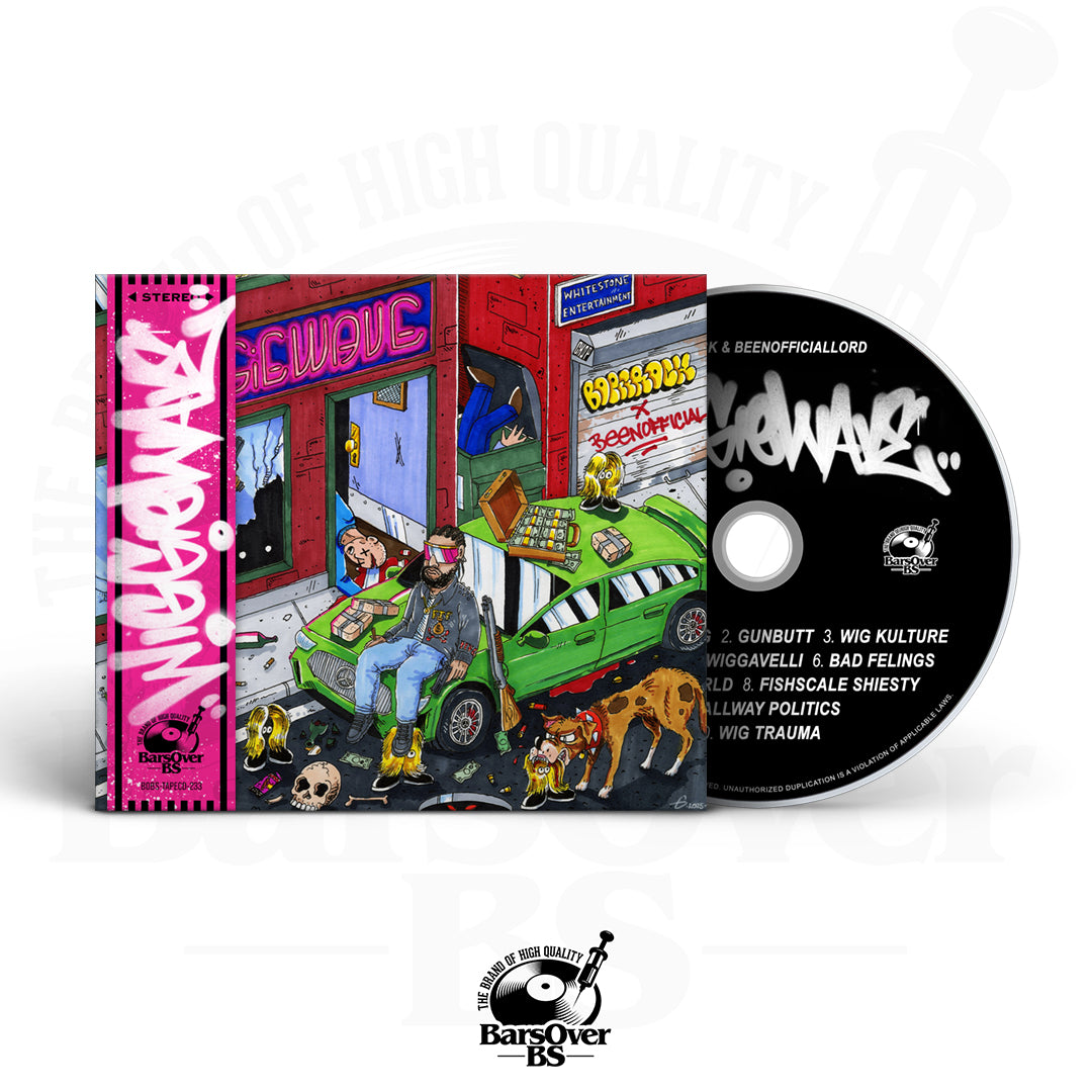BoriRock x BeenOfficialLord - WiggieWave Presented By 1000 Words (Alt Cover Digipak CD With Obi Strip) (Glass Mastered CD)