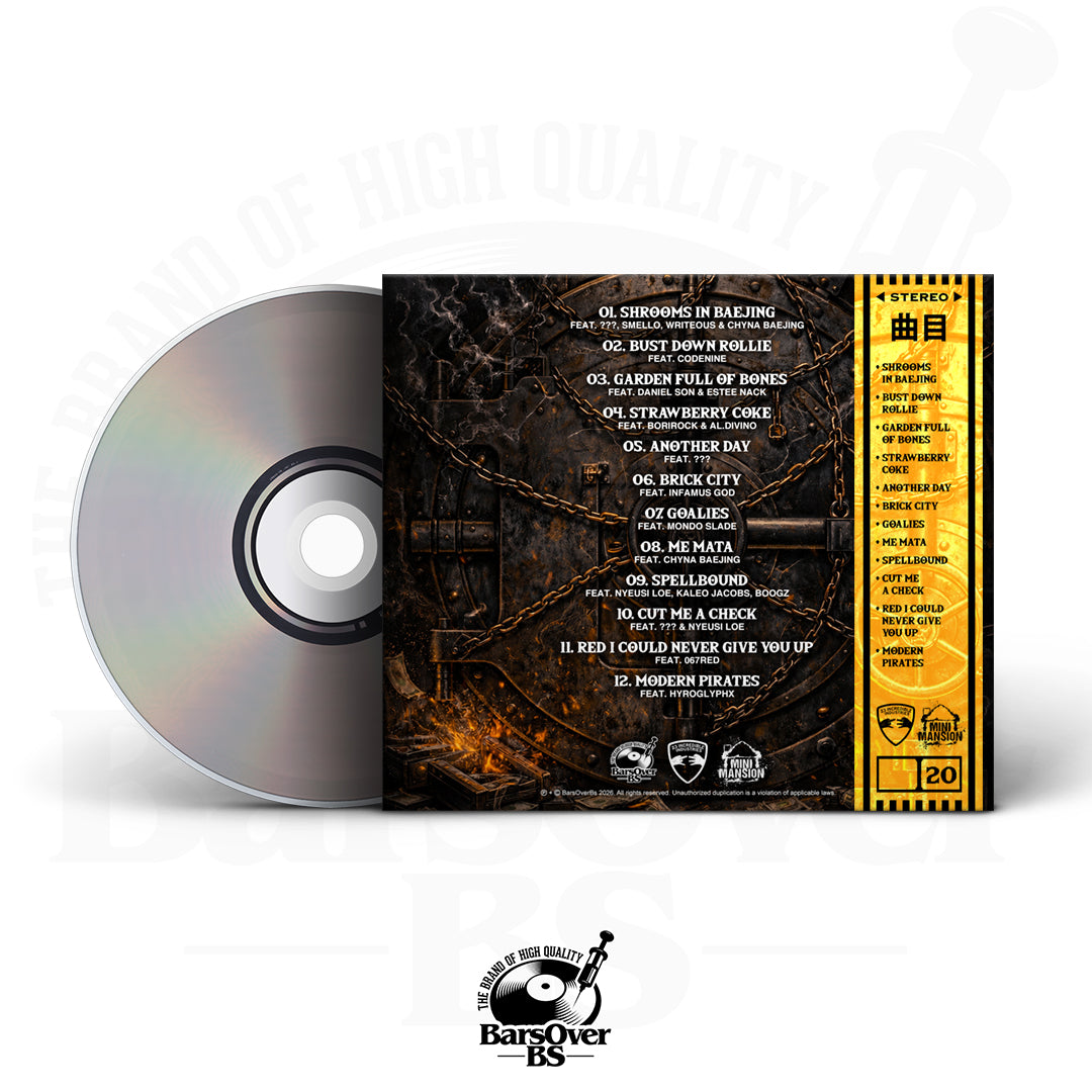 Boneweso - The Vault (Featuring Estee Nack, Bori Rock, Daniel Son, Al Divino, Codenine & More) (Digipak CD) (Chase Gold Editions!!)