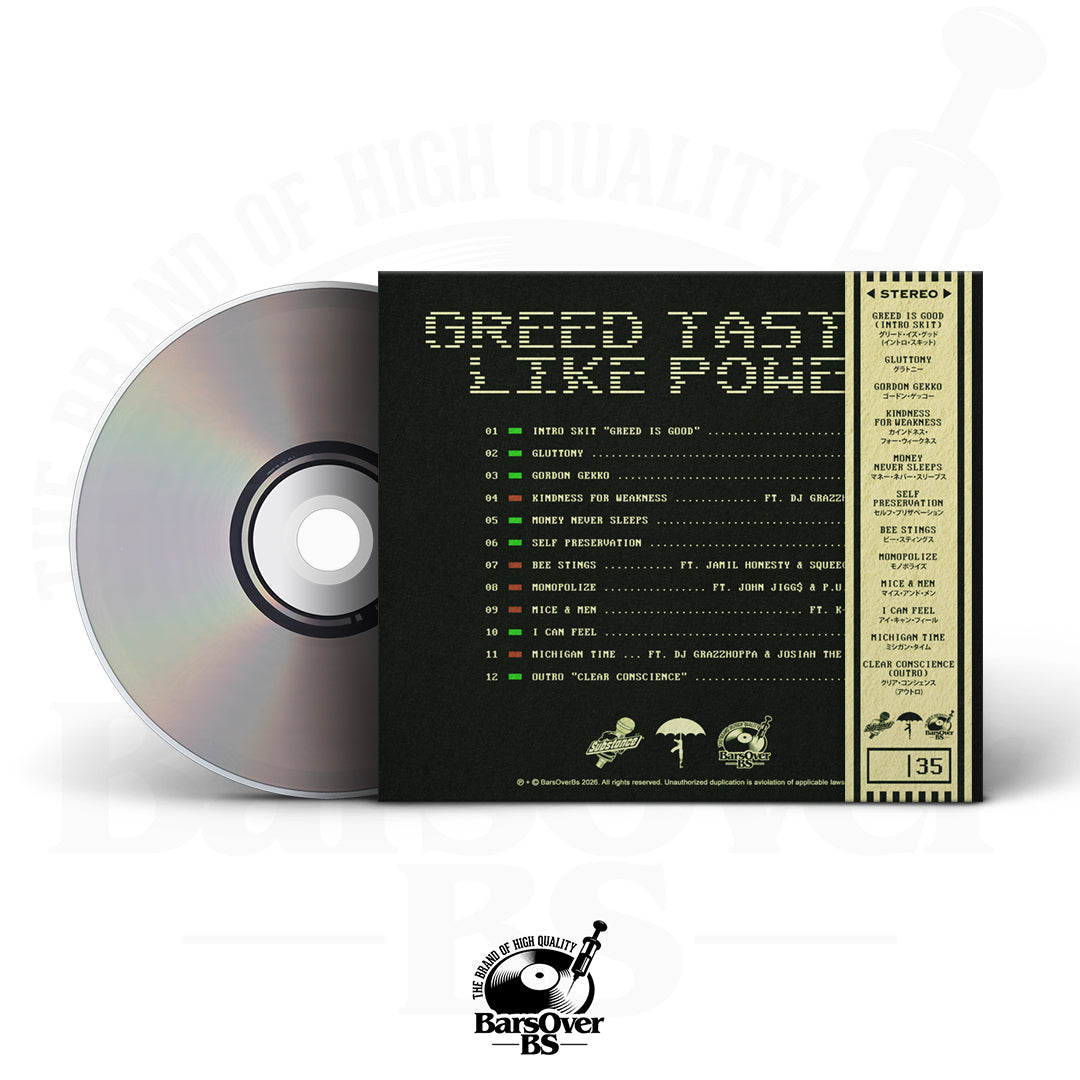 Substance810 - Greed Tastes Like Power (Main Cover) (Digipak CD With Obi Strip)