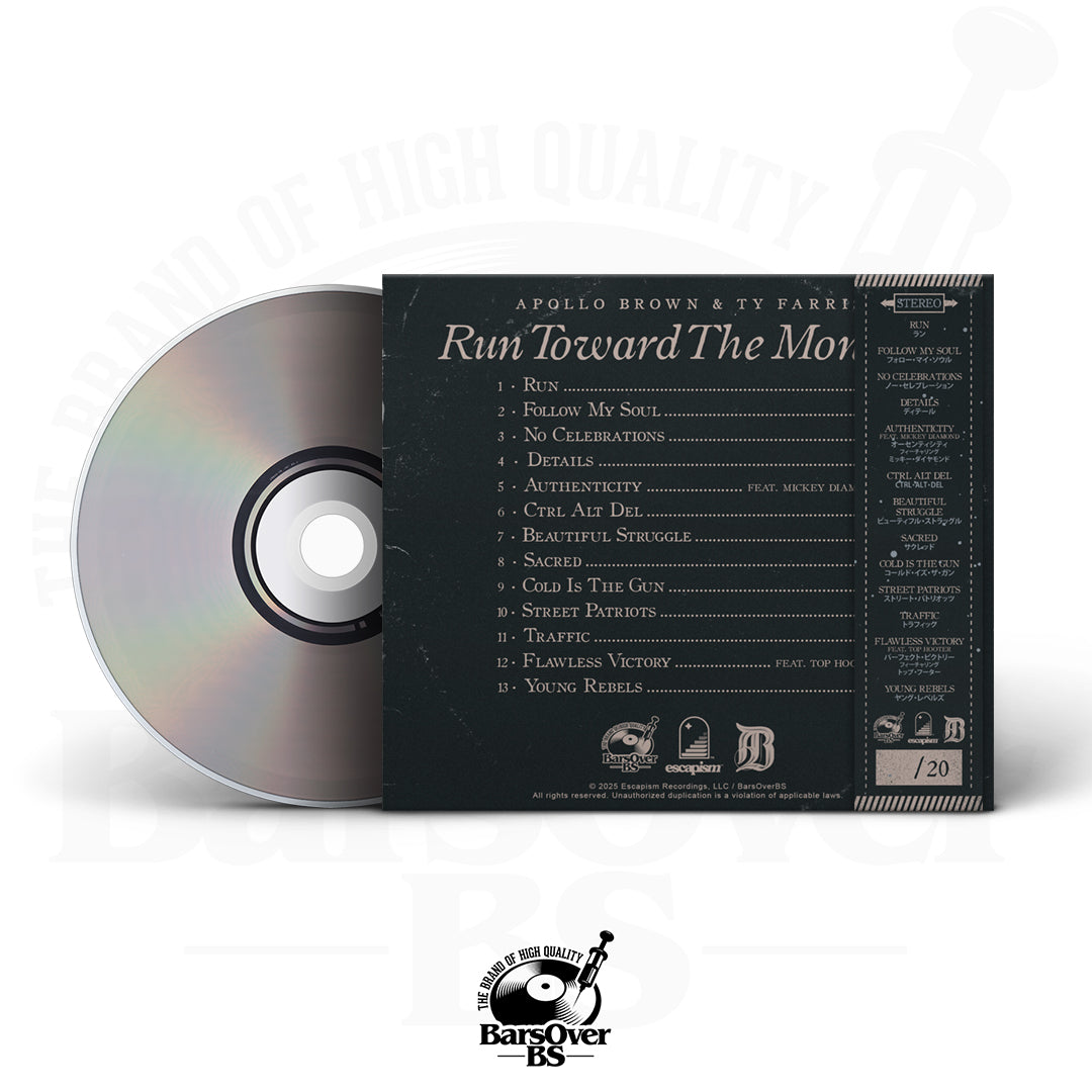 Apollo Brown x Ty Farris - Run Toward The Monster (Alternate Cover Digipak CD With Obi Strip) (Glass Mastered CD)