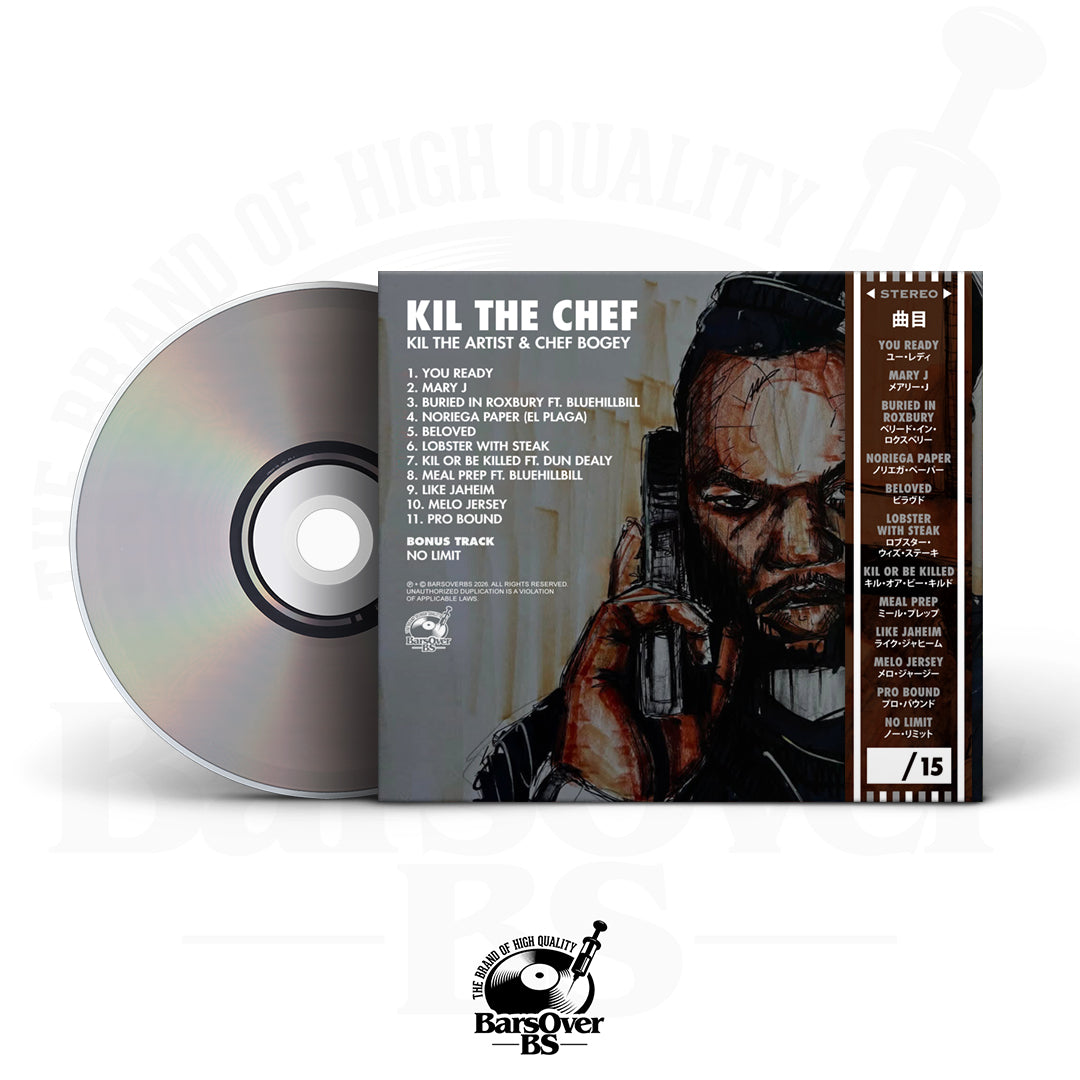 Kil The Artist x Chef Bogey - Kil The Chef (Alternate Cover) (Digipak CD With Obi Strip)
