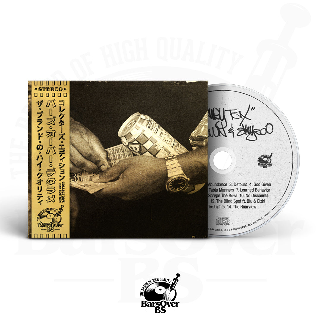 Apollo Brown x Skyzoo - Luxury Tax (BarsOverBS Gold Digipak CD) (ONE PER PERSON) (Glass Mastered CD)