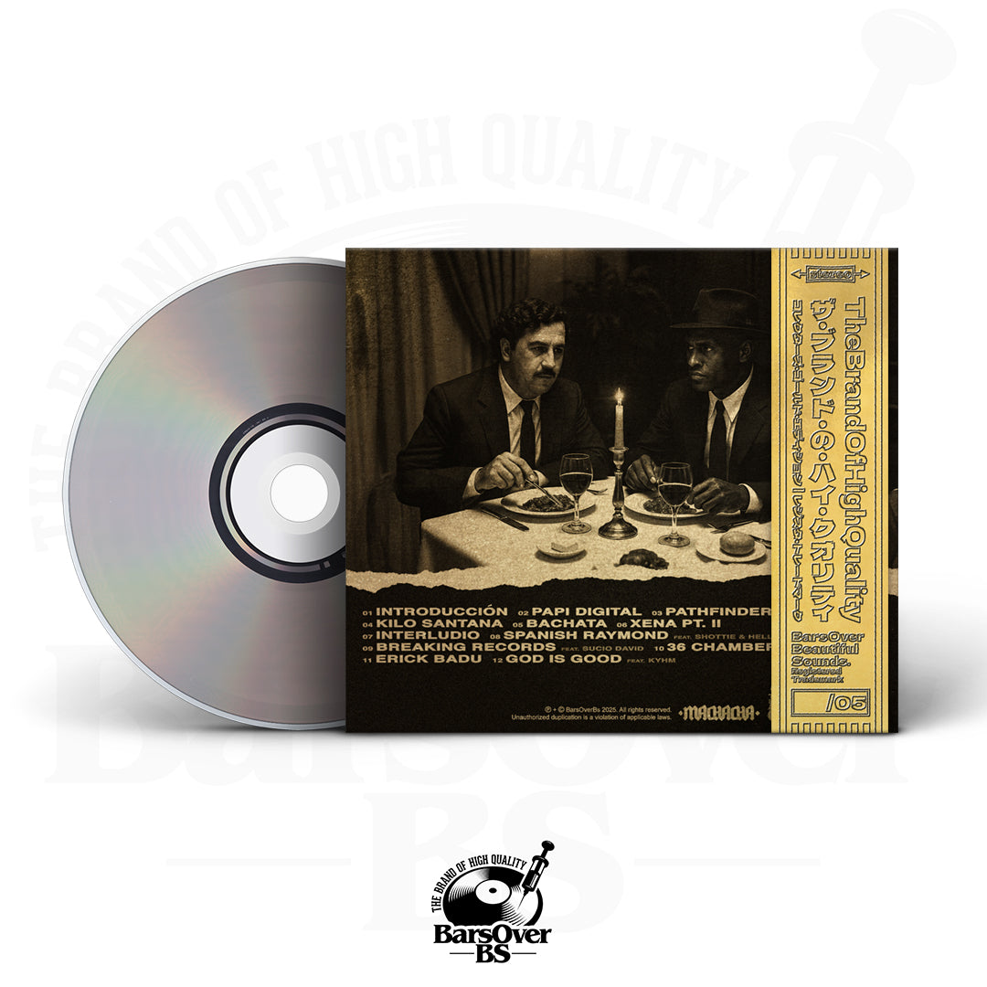 World Be Free x Machacha - Pablo Clemente (BarsOverBS Gold Digipak CD) (ONLY 5)