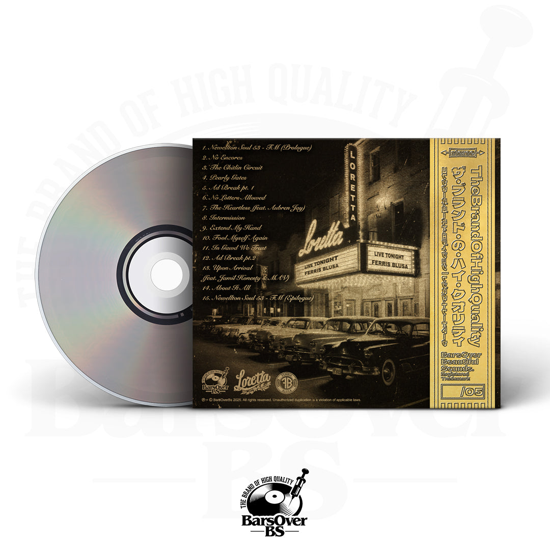 Ferris Blusa x Observe Since 98 - Let Go And Let Gawd (BarsOverBS Gold Digipak CD) (ONLY 5)