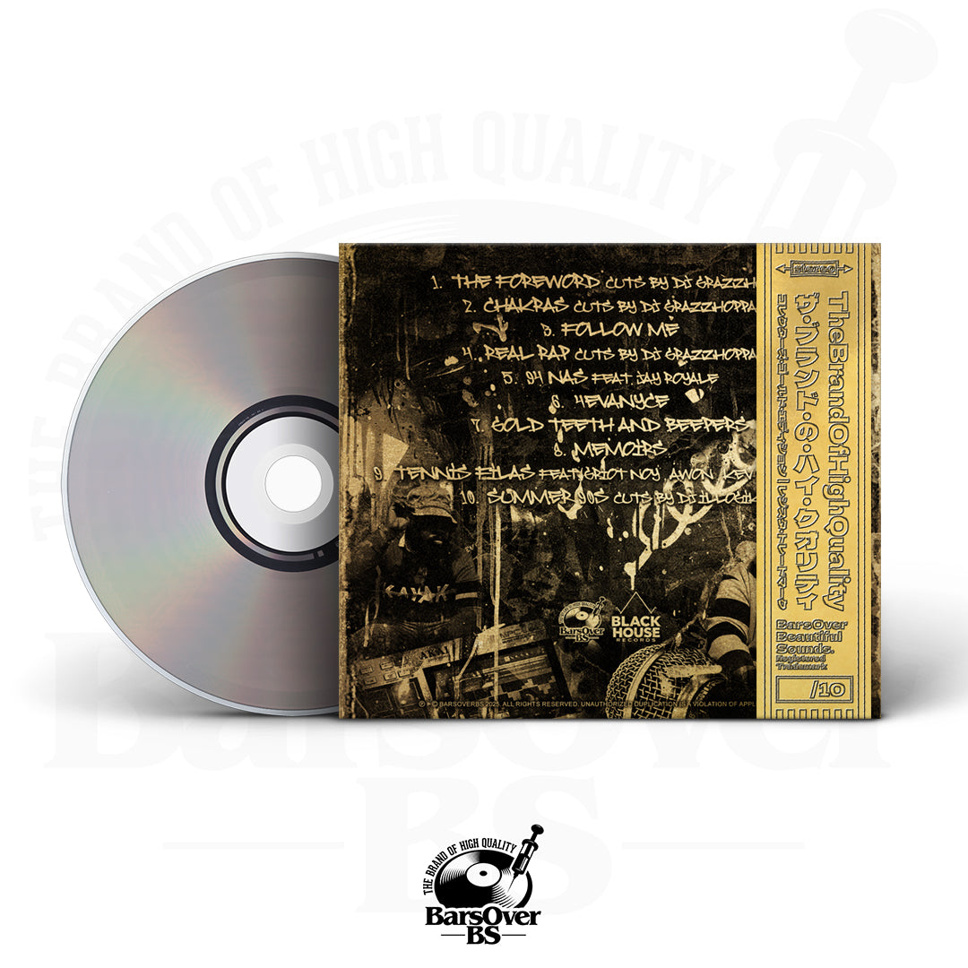 Jamil Honesty x Jr Swiftz - M.E.M.O.I.R.S (BarsOverBS Gold Digipak CD) (ONLY 5)