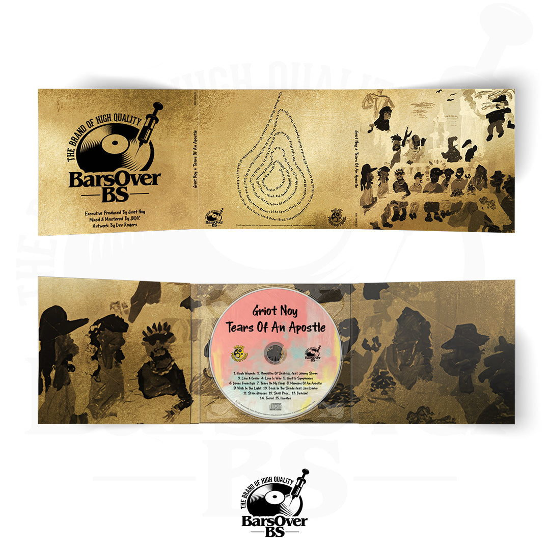 Griot Noy - Tears Of An Apostle (BarsOverBS Gold DIgipak CD) (ONLY 5)