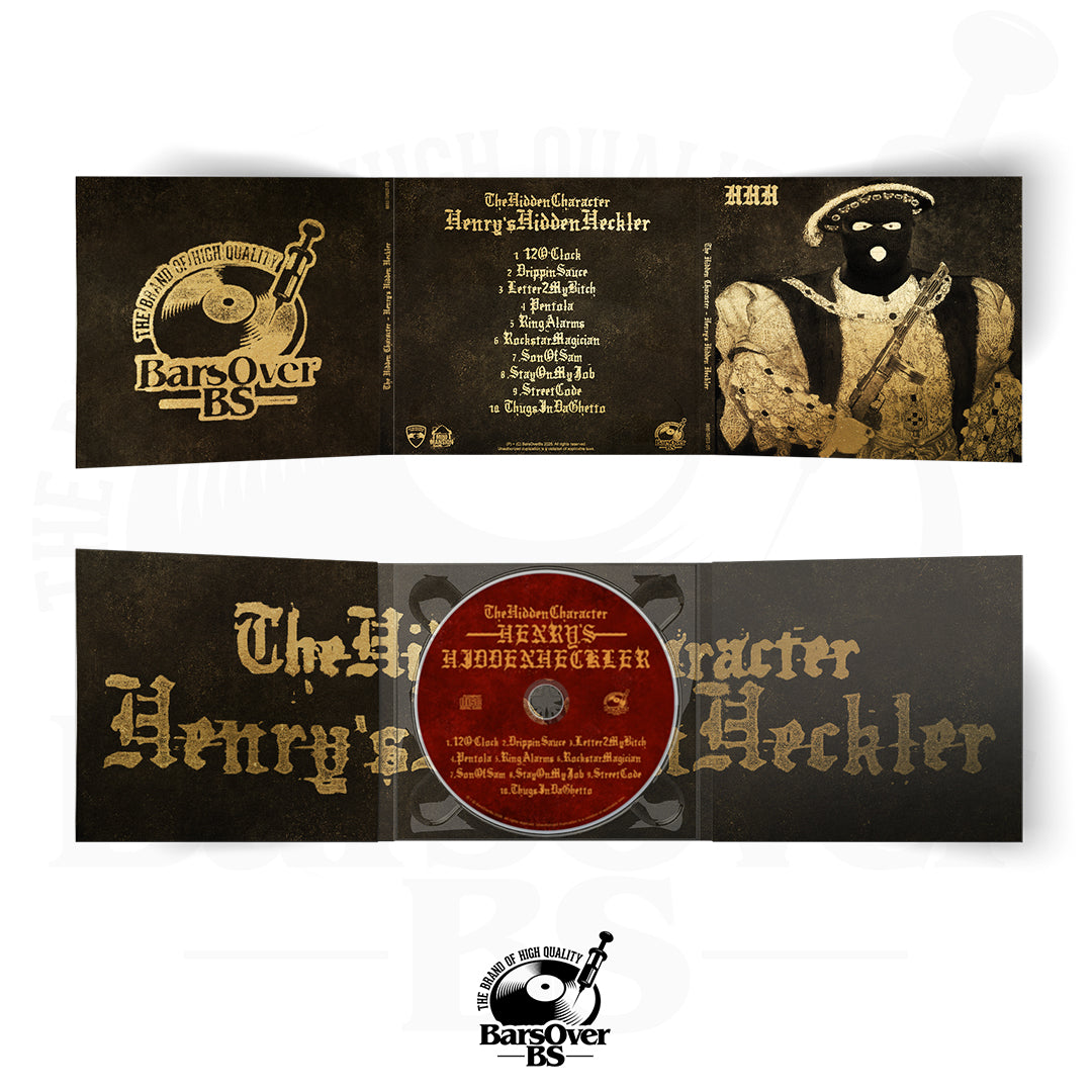 The Hidden Character x Smello - HENRYSHIDDENHECKLER (BarsOverBS Gold Digipak CD) (ONLY 10)
