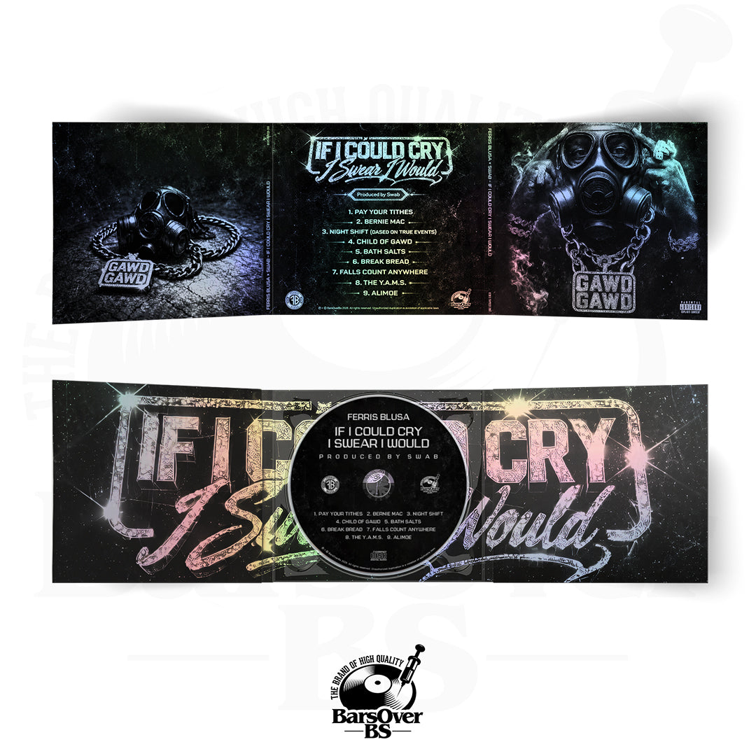 Ferris Blusa x Swab - If I Could Cry, I Swear I Would (BarsOverBS Holographic Digipak CD) (ONLY AVAILABLE FOR 10 MINS) (NO PROMO SALES)