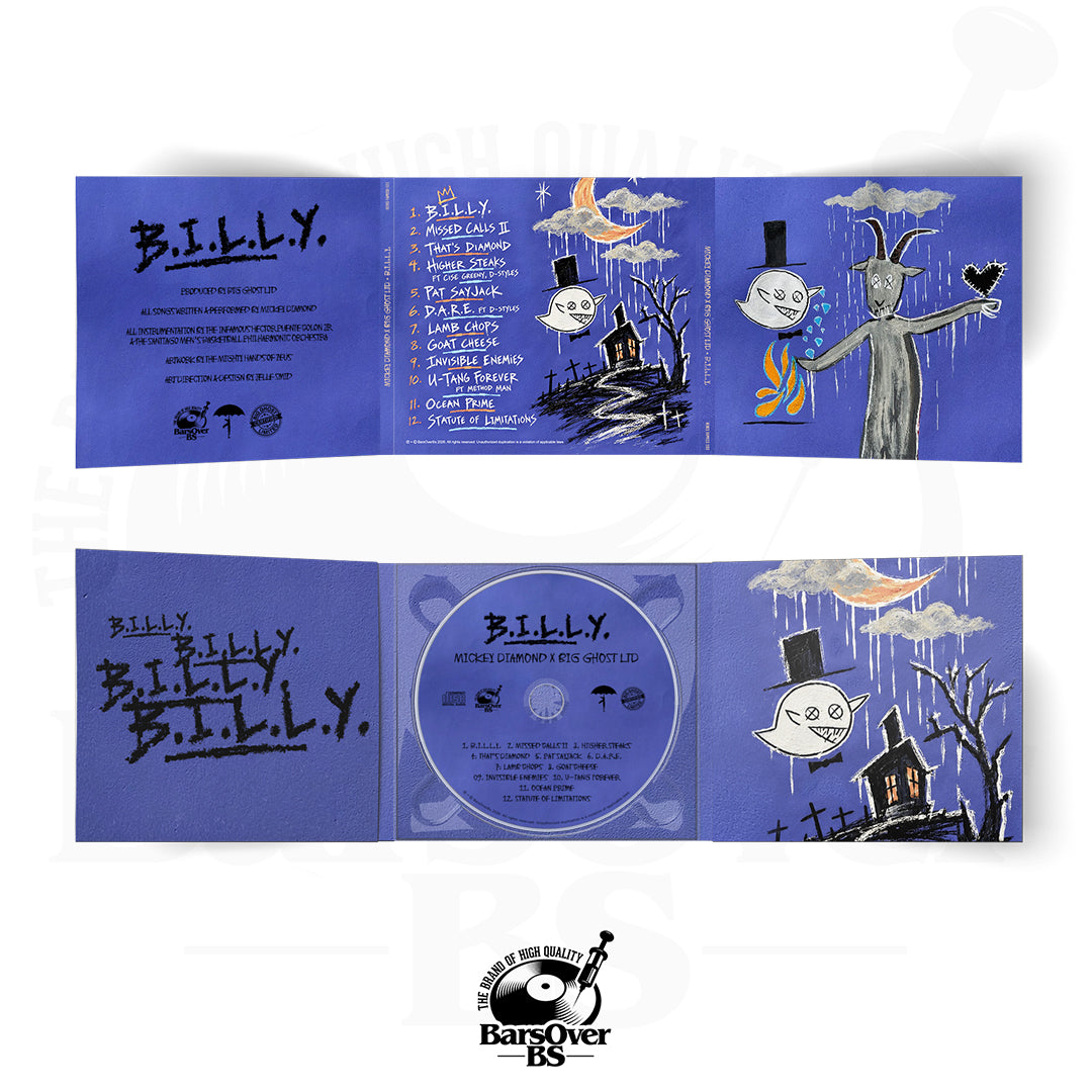 Mickey Diamond x Big Ghost - B.I.L.L.Y 1 (Main Cover) (Digipak CD With Obi Strip) (Glass Mastered CD)