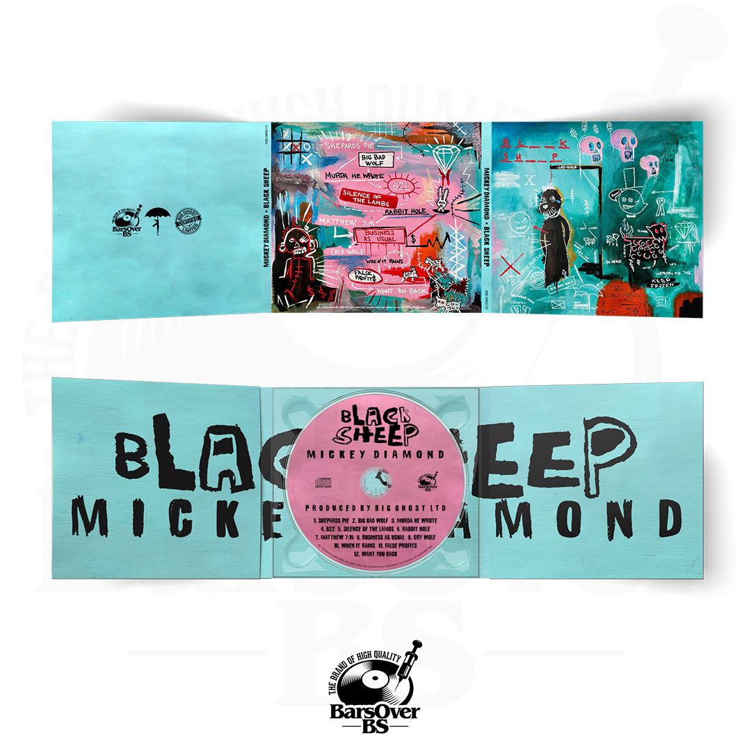Mickey Diamond x Big Ghost - Black Sheep (Digipak CD With Obi Strip) (Alt Cover) (Glass Mastered CD)