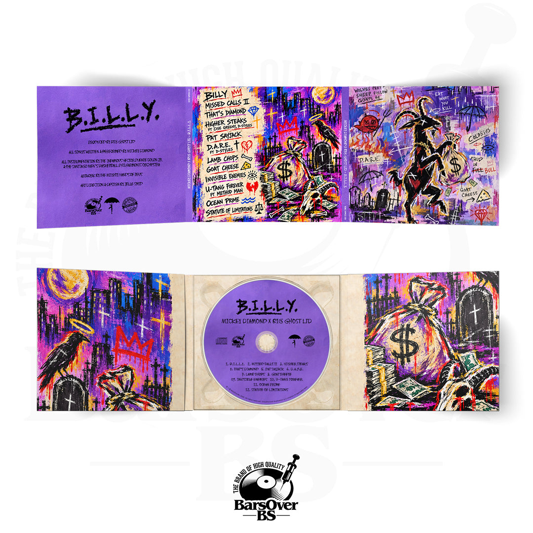 Mickey Diamond x Big Ghost - B.I.L.L.Y 1 (Alternate Cover) (Digipak CD With Obi Strip) (Glass Mastered CD)