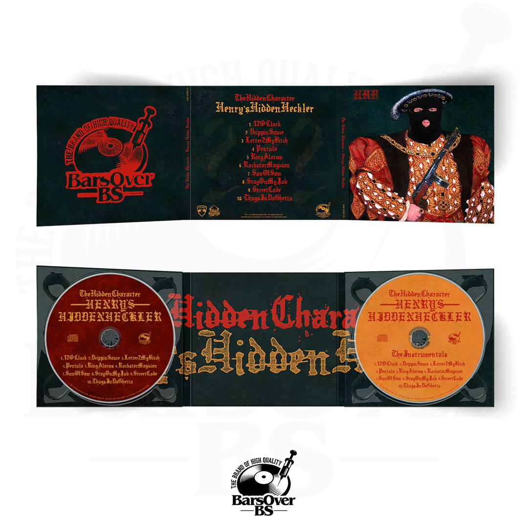 The Hidden Character x Smello - HENRYSHIDDENHECKLER (Double Disc Digipak CD) (Instrumentals Included) (ONLY 20 UNITS)