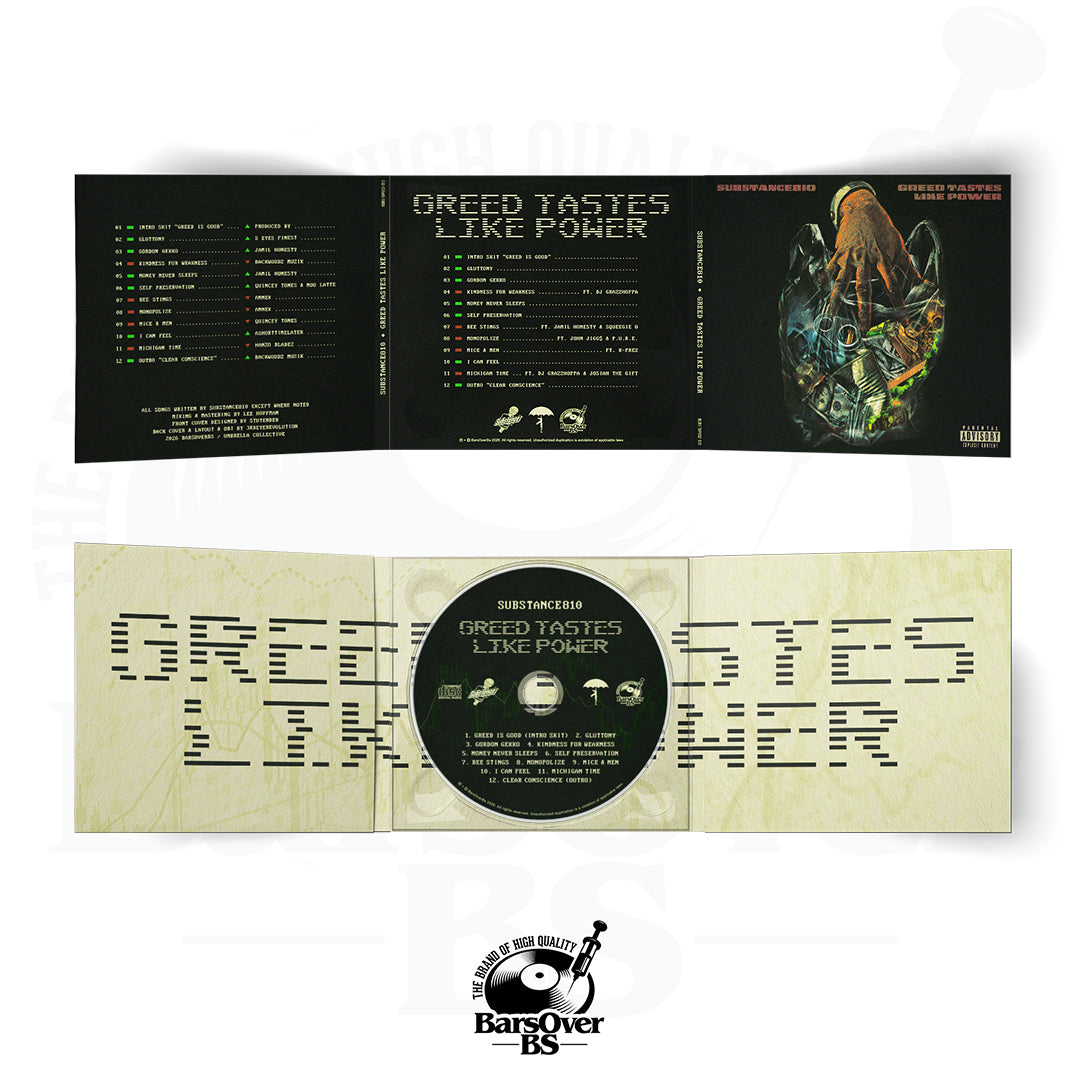 Substance810 - Greed Tastes Like Power (Main Cover) (Digipak CD With Obi Strip)