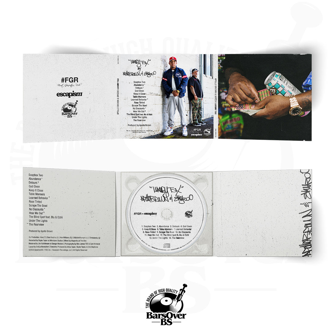 Apollo Brown x Skyzoo - Luxury Tax (Digipak CD With Obi Strip) (Glass Mastered CD)
