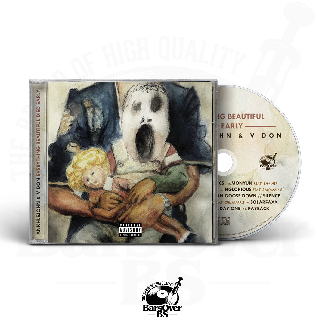 Ankhlejohn x VDon - Everything Beautiful Died Early (Jewel Case CD)