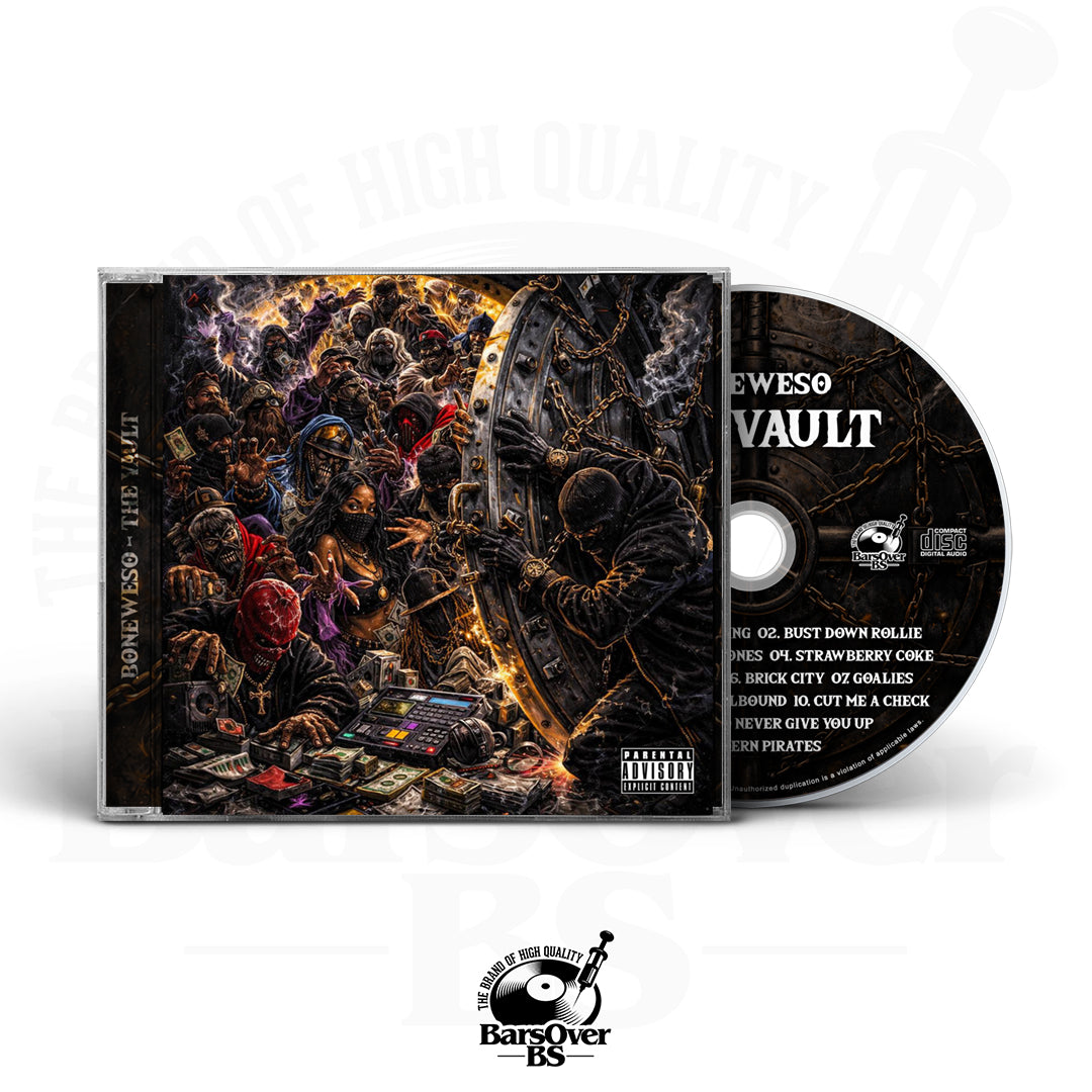 Boneweso - The Vault (Featuring Estee Nack, Bori Rock, Daniel Son, Al Divino, Codenine & More) (Jewel Case CD) (Chase Gold Editions!!)