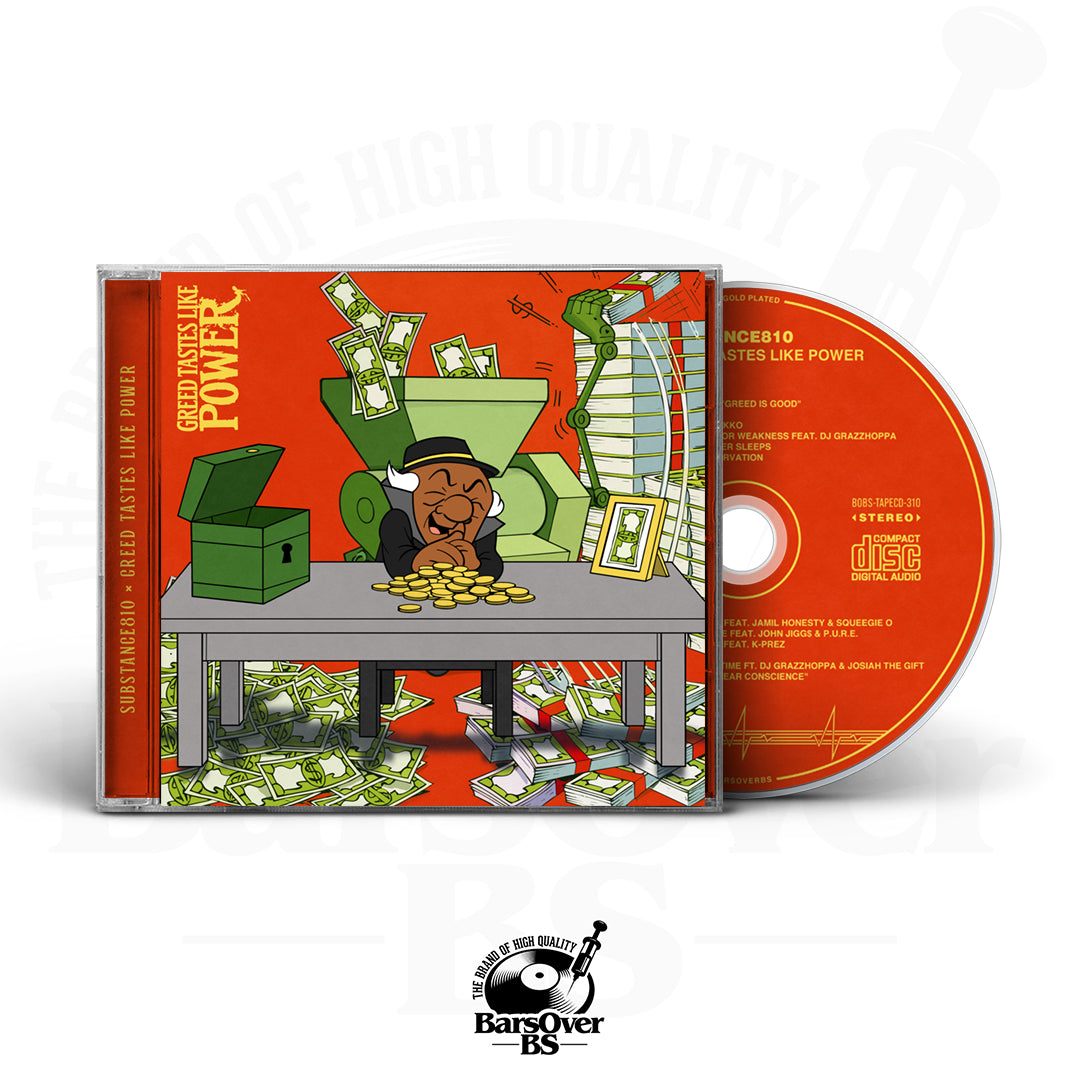 Substance810 - Greed Tastes Like Power (Alternate Cover) (Jewel Case CD)