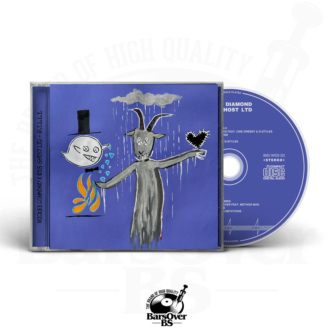 Mickey Diamond x Big Ghost - B.I.L.L.Y 1 (Main Cover) (Jewel Case CD) (Glass Mastered CD)