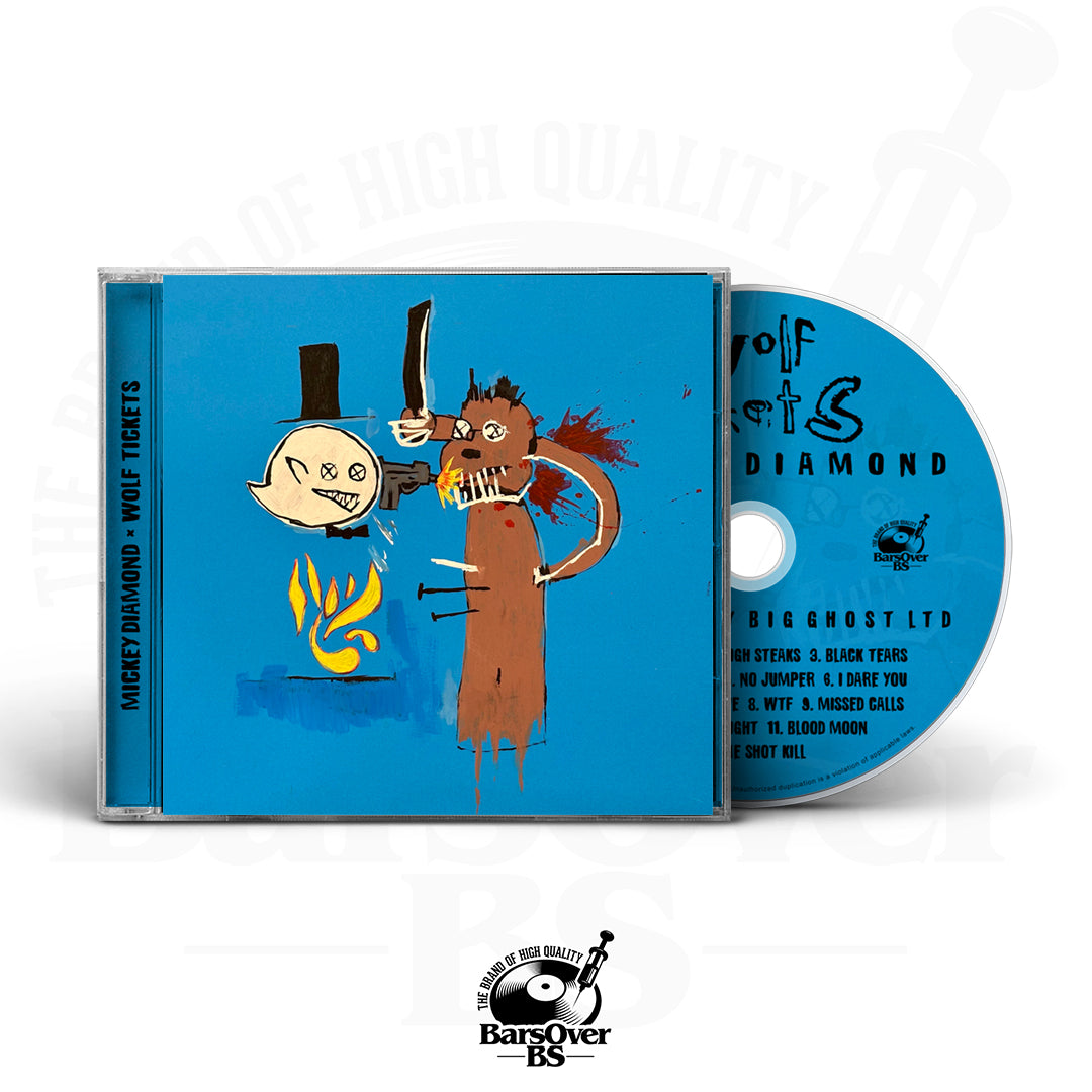 Mickey Diamond x Big Ghost - Wolf Tickets (Jewel Case CD) (Glass Mastered)