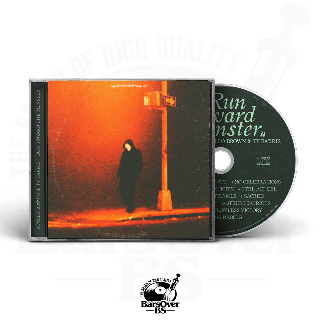 Apollo Brown x Ty Farris - Run Toward The Monster (Jewel Case CD) (Glass Mastered CD)