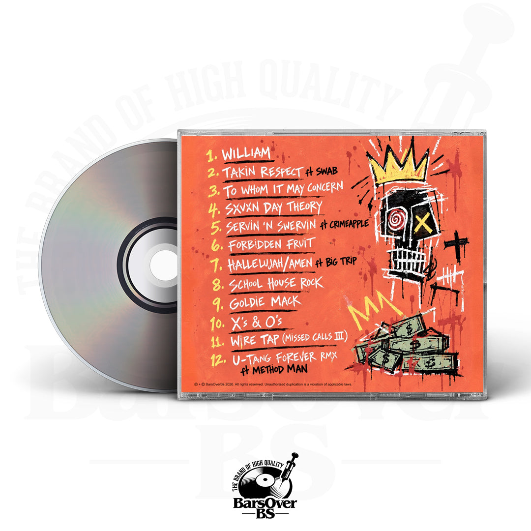 Mickey Diamond x Big Ghost - B.I.L.L.Y 2 (Main Cover) (Jewel Case CD) (Glass Mastered CD)