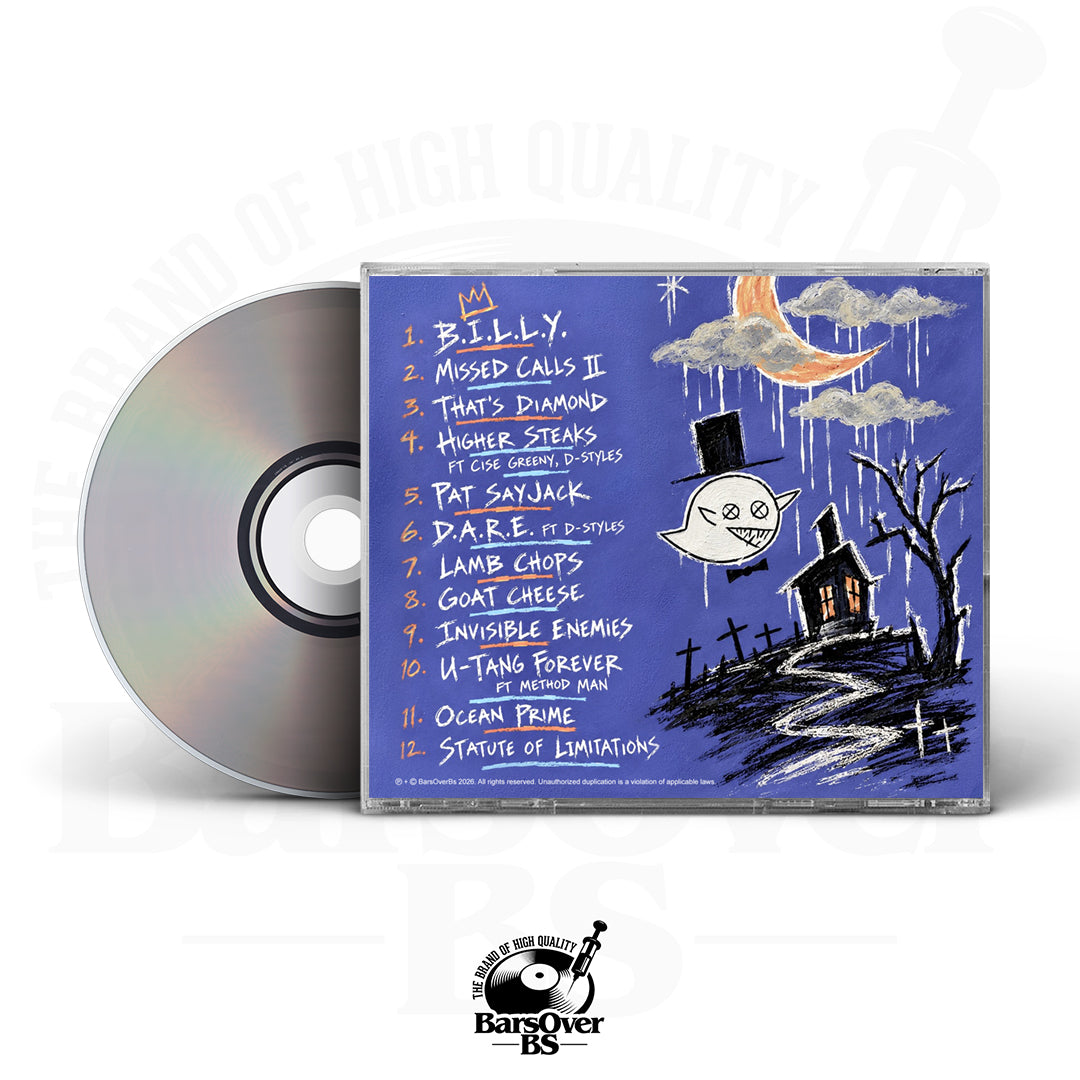 Mickey Diamond x Big Ghost - B.I.L.L.Y 1 (Main Cover) (Jewel Case CD) (Glass Mastered CD)