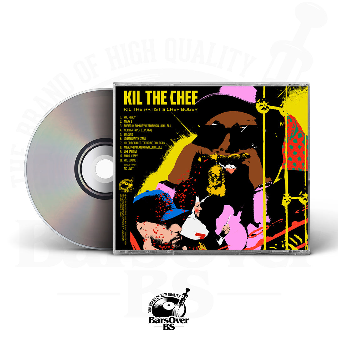 Kil The Artist x Chef Bogey - Kil The Chef (Main Cover) (Jewel Case CD)