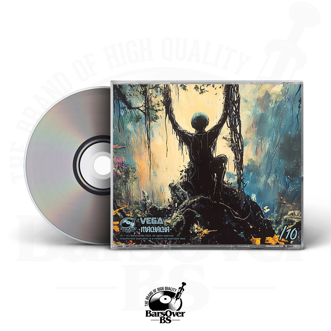 Vega7 The Ronin x Machacha - The Ghost Orchid (Jewel Case CD) (Glass Mastered CD) (Cover 1 - Botanical Bondage Edition)