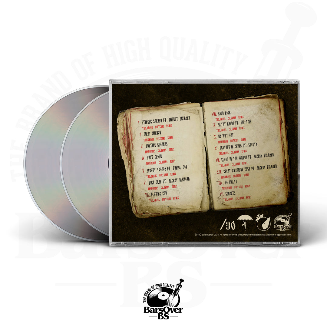Pro Dillinger x Thelonious Coltrane - The Lord Of Dirt (Double Jewel Case CD) (Glass Mastered CD) (Instrumentals Included)