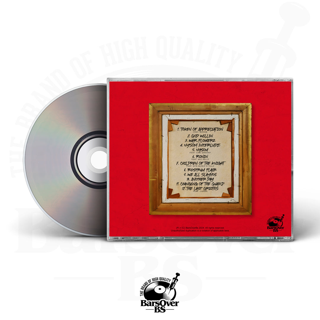 Vega7 The Ronin x Ayo Shamir - Griotes Of The 3rd Rail (Jewel Case CD) (Glass Mastered)