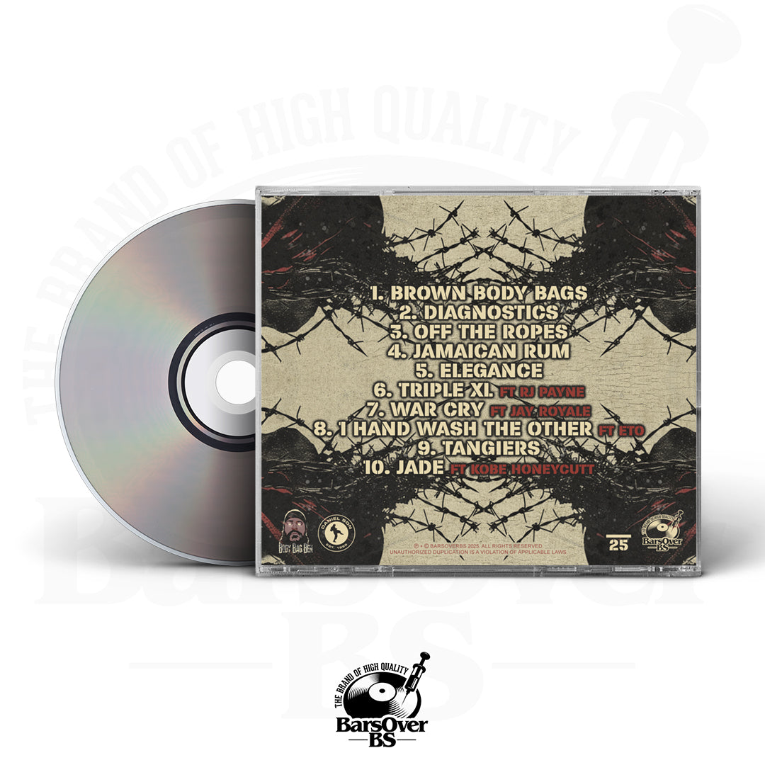 Daniel Son x Body Bag Ben = Brown Body Bags (Jewel Case CD)