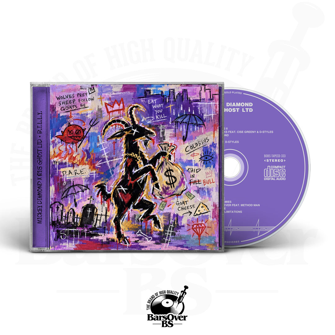 Mickey Diamond x Big Ghost - B.I.L.L.Y 1 (Alternate Cover) (Jewel Case CD) (Glass Mastered CD)