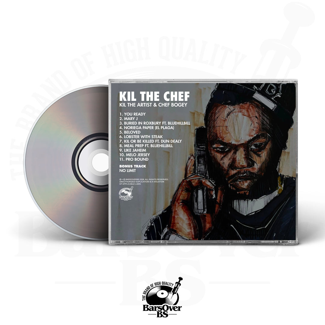 Kil The Artist x Chef Bogey - Kil The Chef (Alternate Cover) (Jewel Case CD)