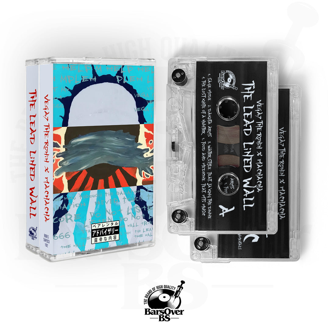 Vega7 The Ronin x Machacha - The Lead Lined Wall (2nd Edition) (Double Cassette) (Instrumentals Included)