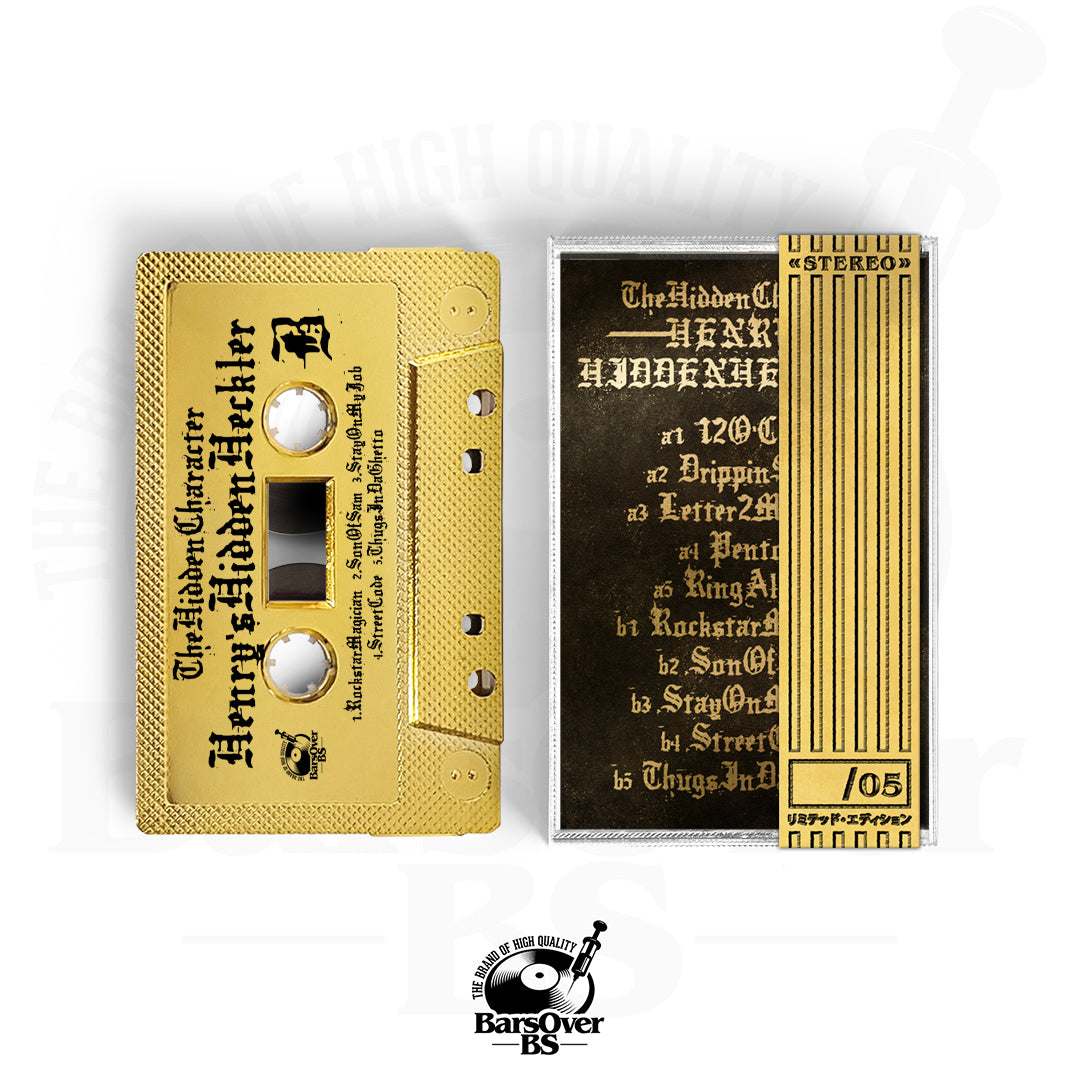 The Hidden Character x Smello - HENRYSHIDDENHECKLER (BarsOverBS Gold Tape) (ONLY 5) (ONE PER PERSON))