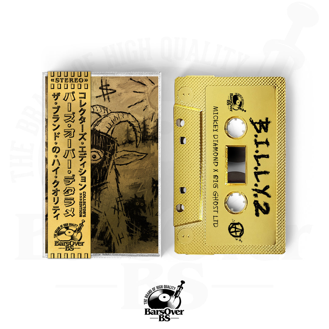 Mickey Diamond x Big Ghost - B.I.L.L.Y 2 (Alternate Cover) (BarsOverBS Gold Tape) (ONE PER PERSON)