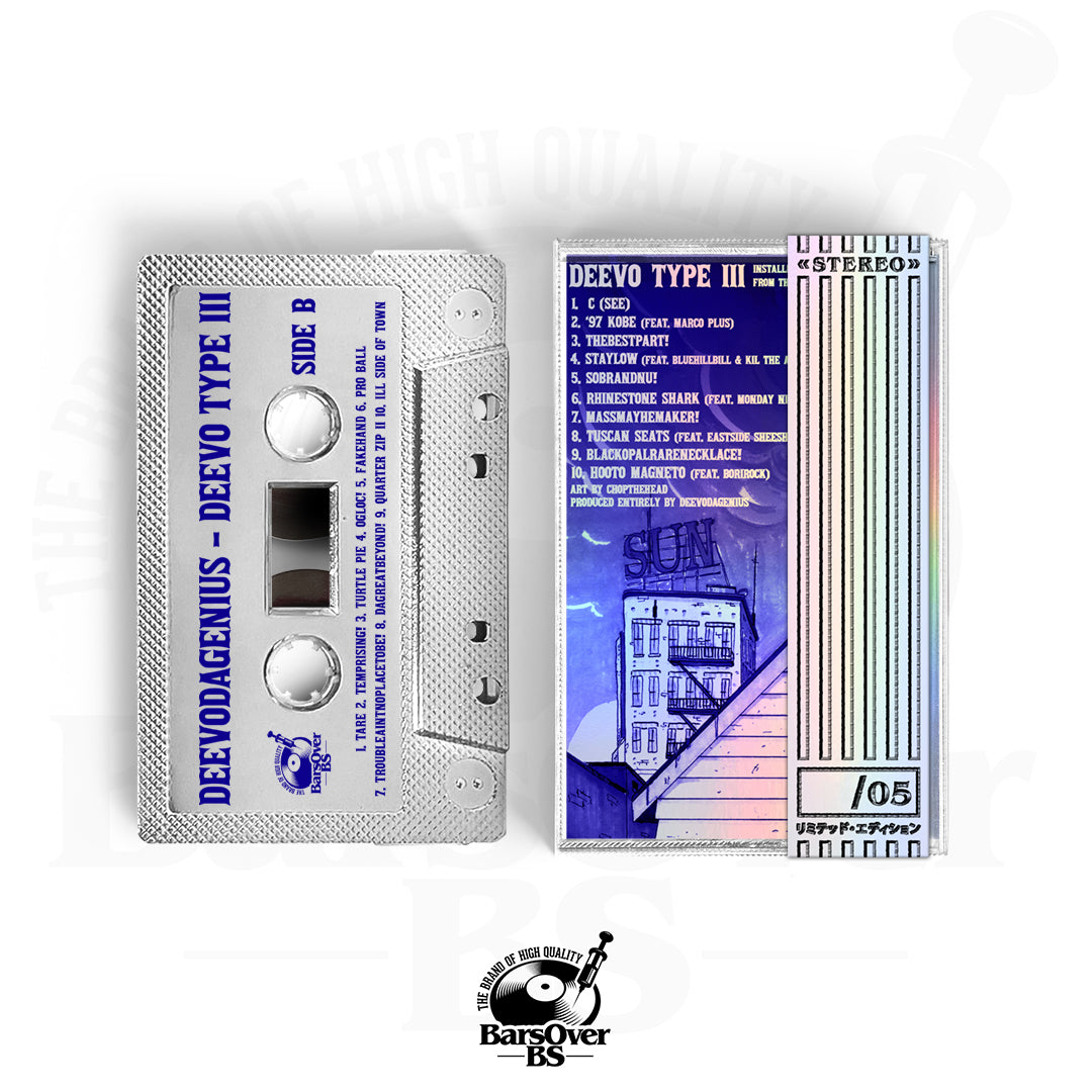 DeevoDeGenius - Deevo Type lll (Main Cover) (BarsOverBS Holographic Tape) (ONLY 5) (ONE PER PERSON)