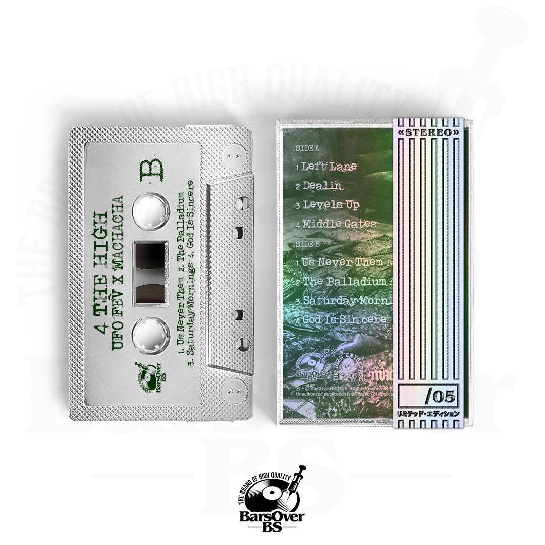 Ufo Fev x Machacha - 4 The High (Main Cover) (BarsOverBS Holographic Tape) (ONE PER PERSON)
