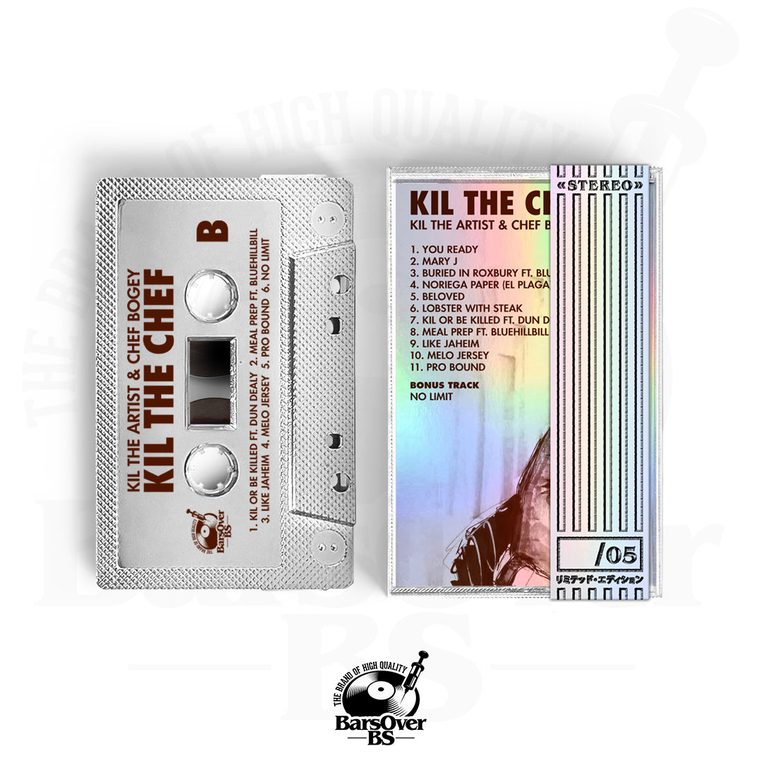 Kil The Artist x Chef Bogey - Kil The Chef (Alternate Cover) (BarsOverBS Holographic Tape)
